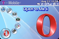 Opera Mini on the Sidekick